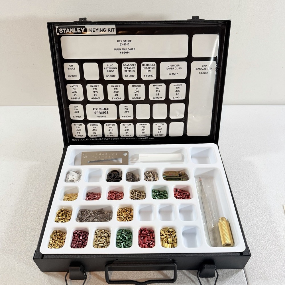 Stanley‎ Residential Lockset Master Rekeying Kit New RARE